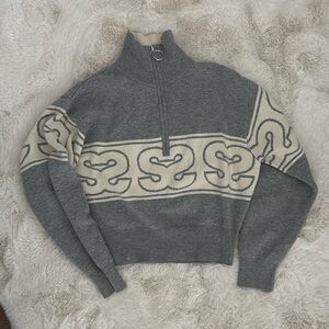 Sandro Quarter Zip Sweater